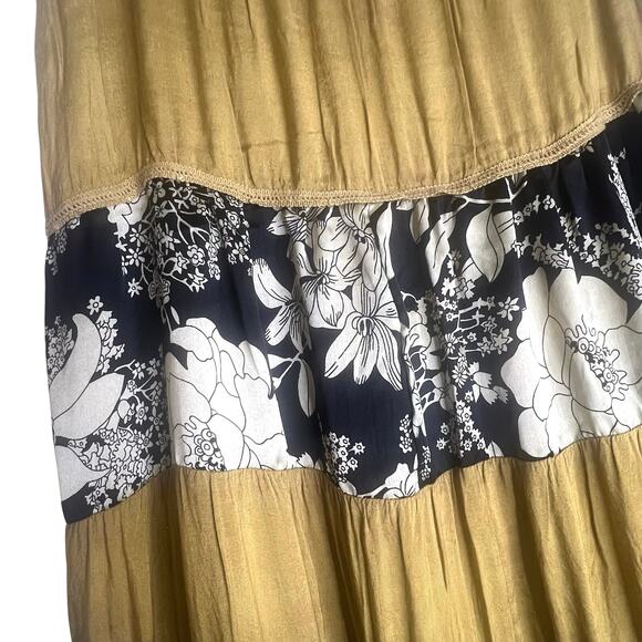 Sacred Threads Maxi Skirt Sz Large NWT Boho Bohemian Hippie Peasant Earthy Artsy - Picture 7 of 8